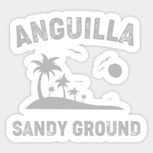 Anguilla Sandy Ground Sticker